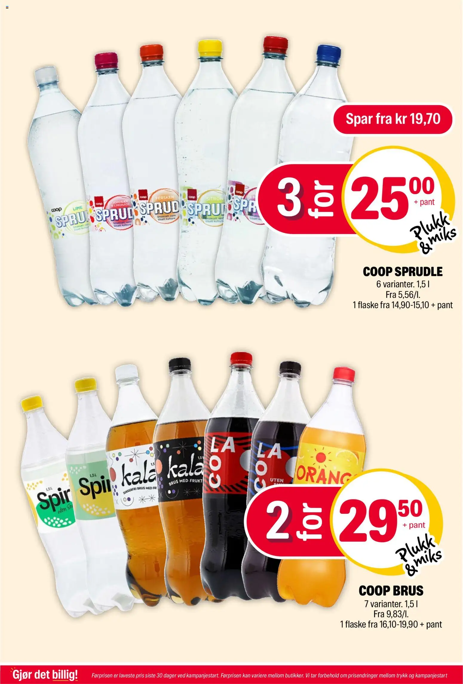 {H1} | Side: 19 | Produkter: Brus, Fersken, Суміш дитяча, Sitron