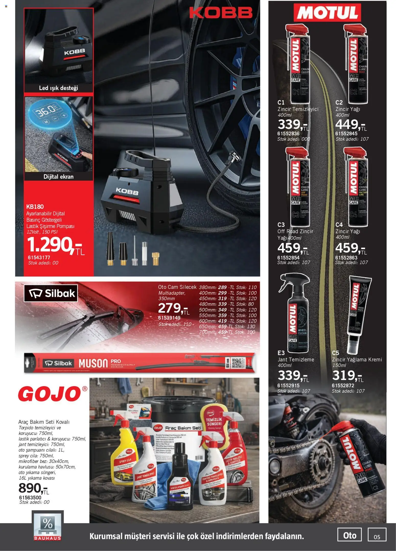 Bauhaus Katalog - 28.02.2026 tarihinden itibaren geçerlidir | Sayfa: 5 | Ürünler: Lastik, Parlatıcı