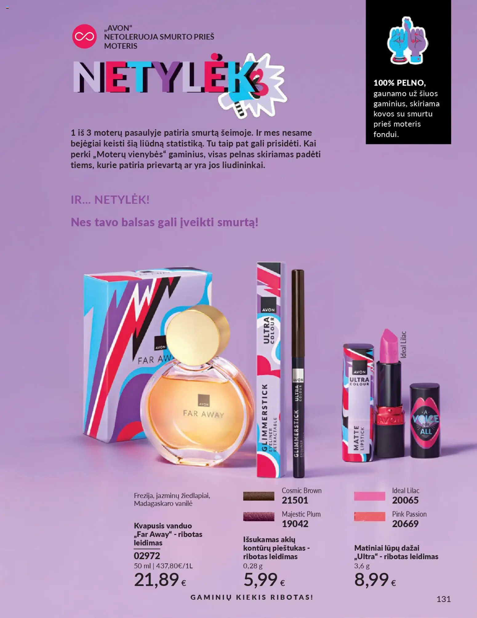 AVON akcijos nuo 01.01.2026 | Puslapis: 131 | Prekių: Kvapusis vanduo