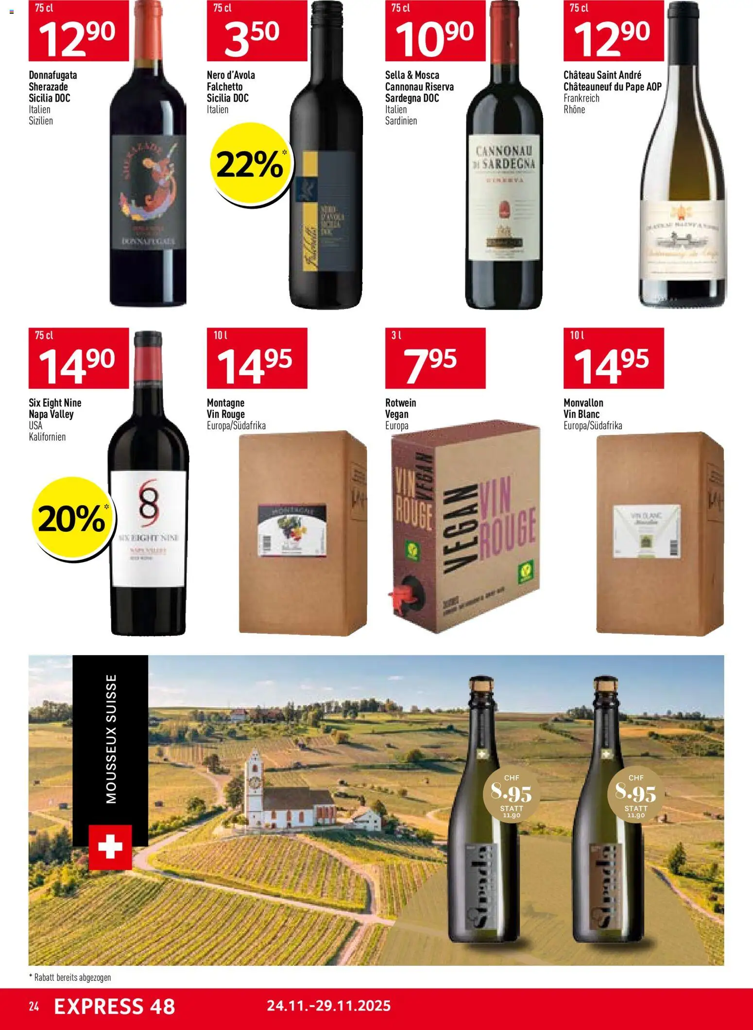 Prodega Aktionen – gültig ab 24.11.2025 | Seite: 24 | Produkte: Rotwein, Rouge