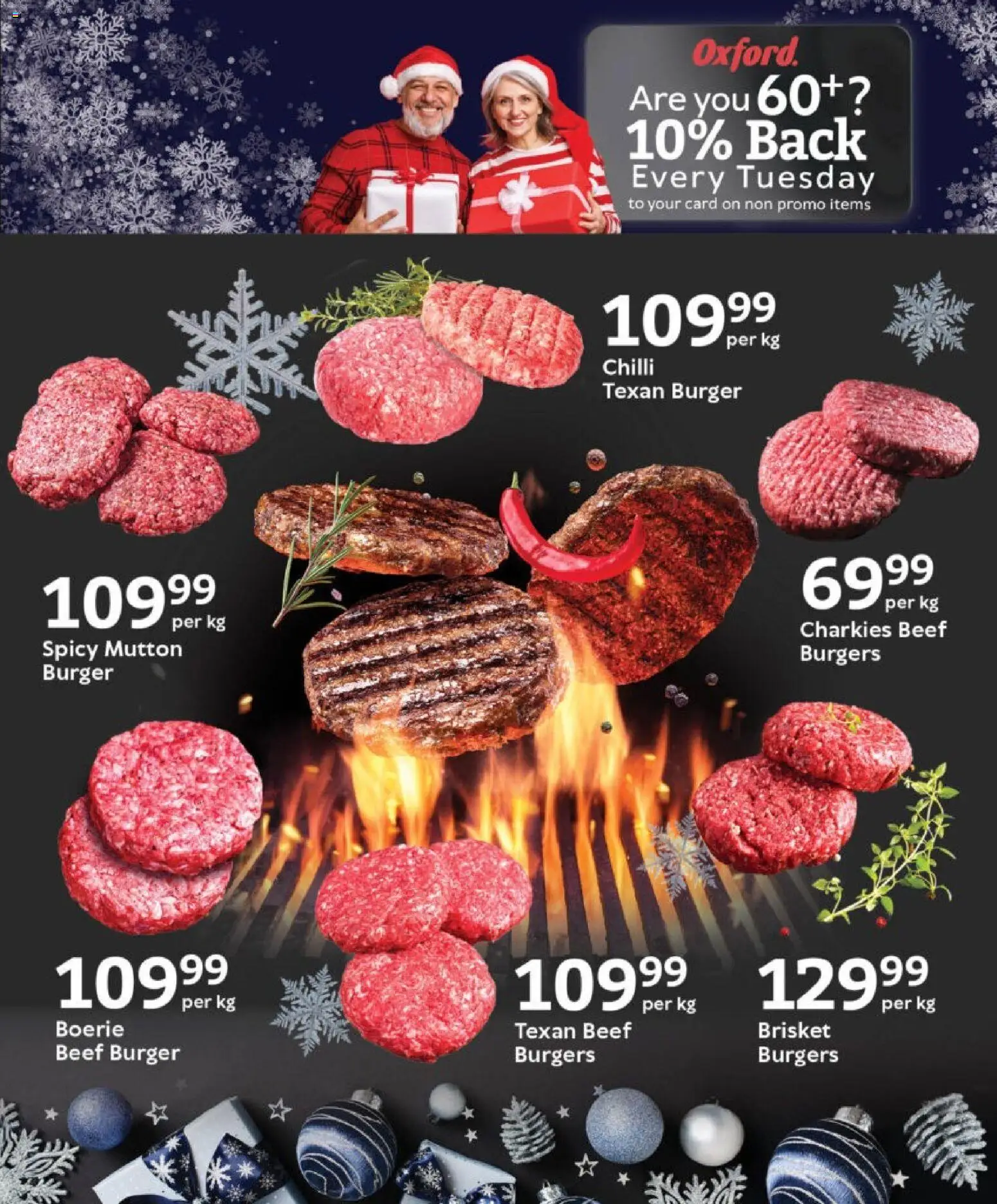 New Oxford Freshmarket catalogue – valid from 03.12.2025 | Page: 7 | Products: Beef, Burgers, Chilli