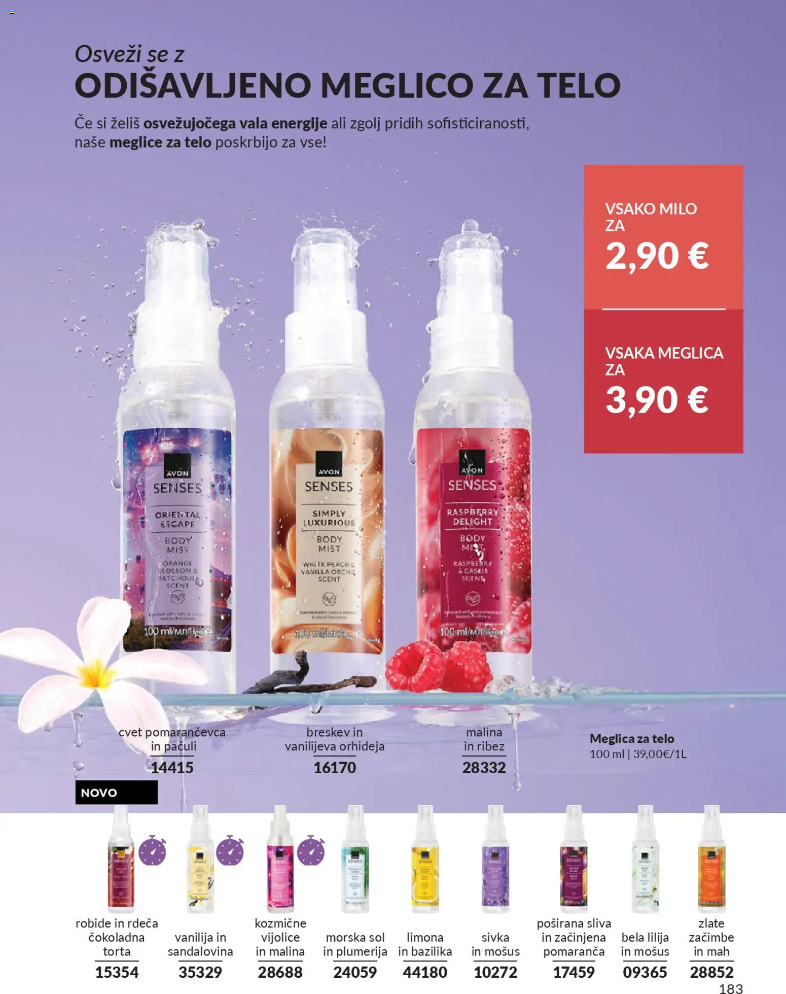 Novi Avon katalog ponudbe – veljaven od 29.12.2025 | Stran: 183 | Izdelki: Torta, Milo, Zacimbe, Limona