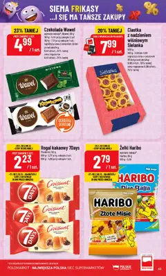 POLOmarket Gazetka od 25.06.2025 | Strona: 43 | Produkty: Żelki haribo, Żelki, Czekolada, Ciastka