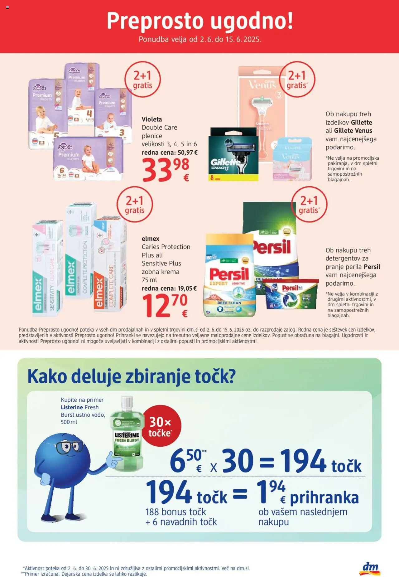 DM Drogerie Markt katalog │ velja od 02.06.2025 | Stran: 31 | Izdelki: Plenice, Krema