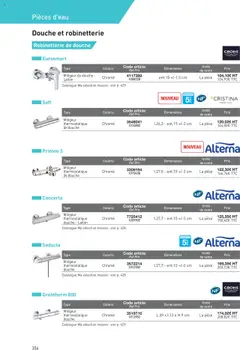 Point.P - Prévisualisation de Point.P catalogue Revêtements Habitat et tertiaire 2025 valide à partir de 11.07.2025 | Page: 356 | Produits: Douche