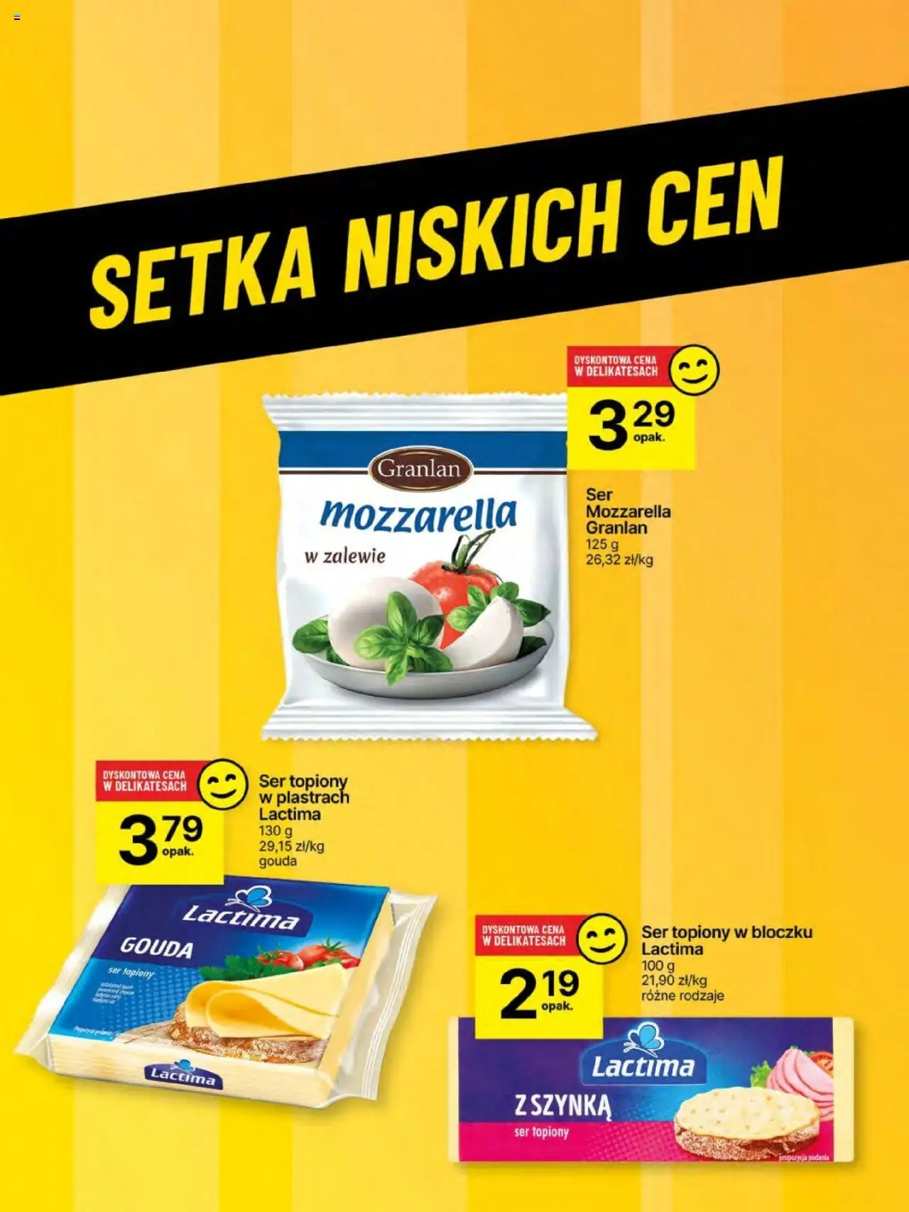 Delikatesy Centrum Gazetka od 29.05.2025 | Strona: 51 | Produkty: Ser topiony w plastrach, Ser topiony, Ser, Mozzarella