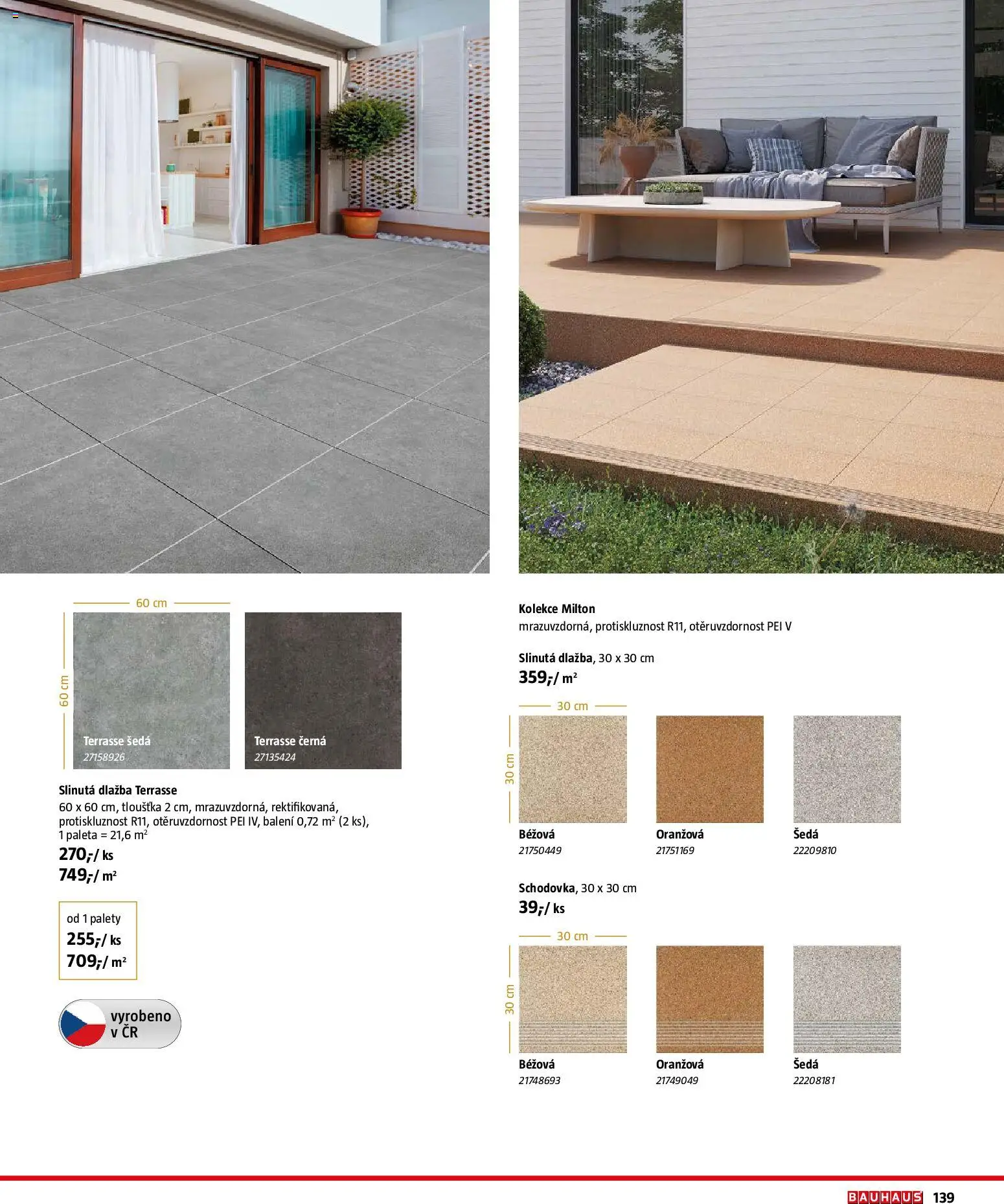 Bauhaus katalog Záhradní nábytek od 08.04.2026 | Strana: 139 | Produkty: Dlažba