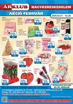 ÁRKLUB Akciós újság - amely érvényes a következő dátumtól: 01.02.2026