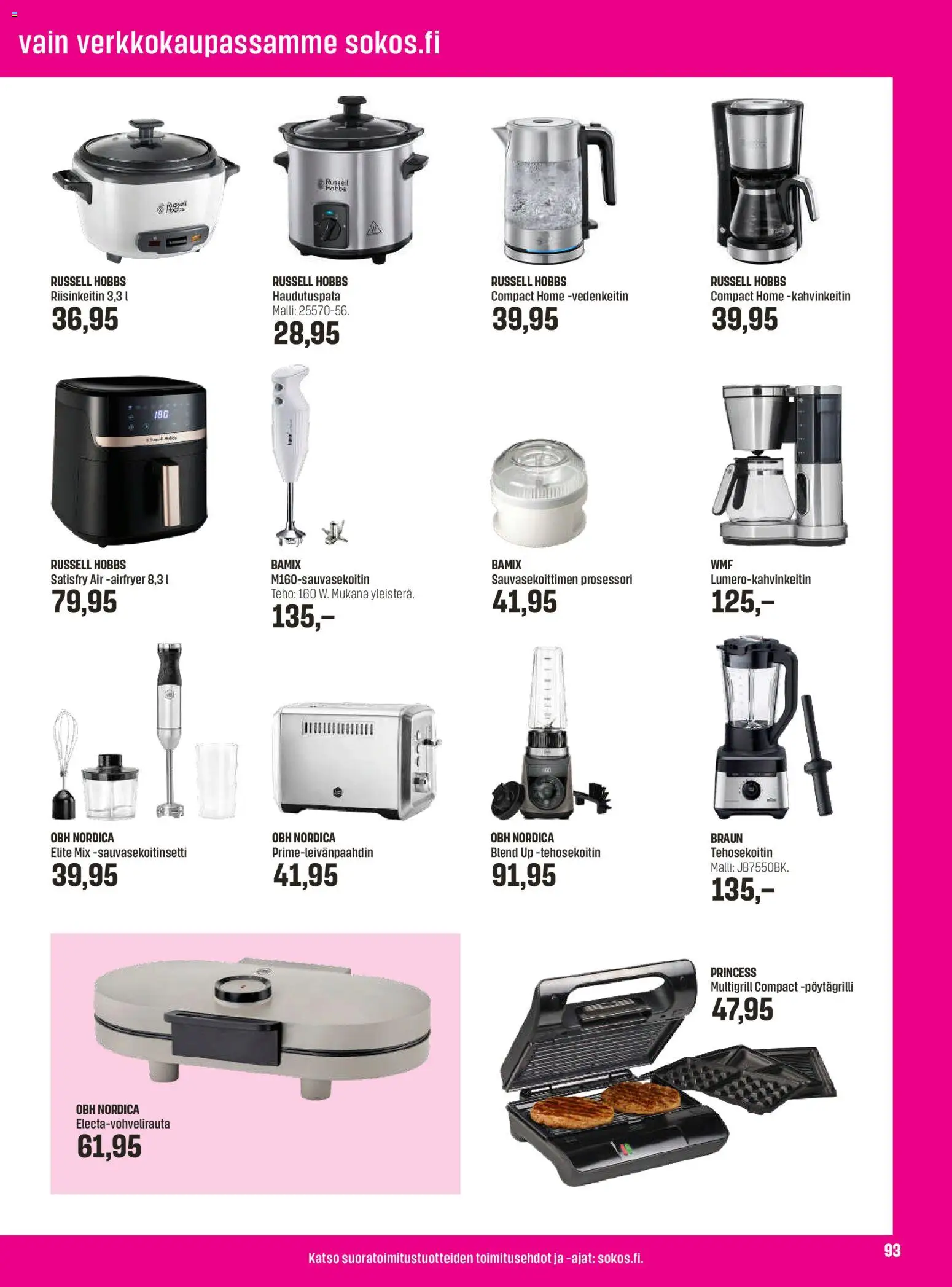 Sokos tarjoukset - Emotion 3plus1 – voimassa 25.03.2026 alkaen | Sivu: 93 | Tuotteet: Kahvinkeitin, Vedenkeitin, Riisinkeitin, Tehosekoitin