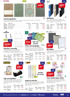 Lyreco erbjudanden - Förhandsvisning av reklamblad från butik Lyreco aktuell från 06.04.2026 | Sida: 25