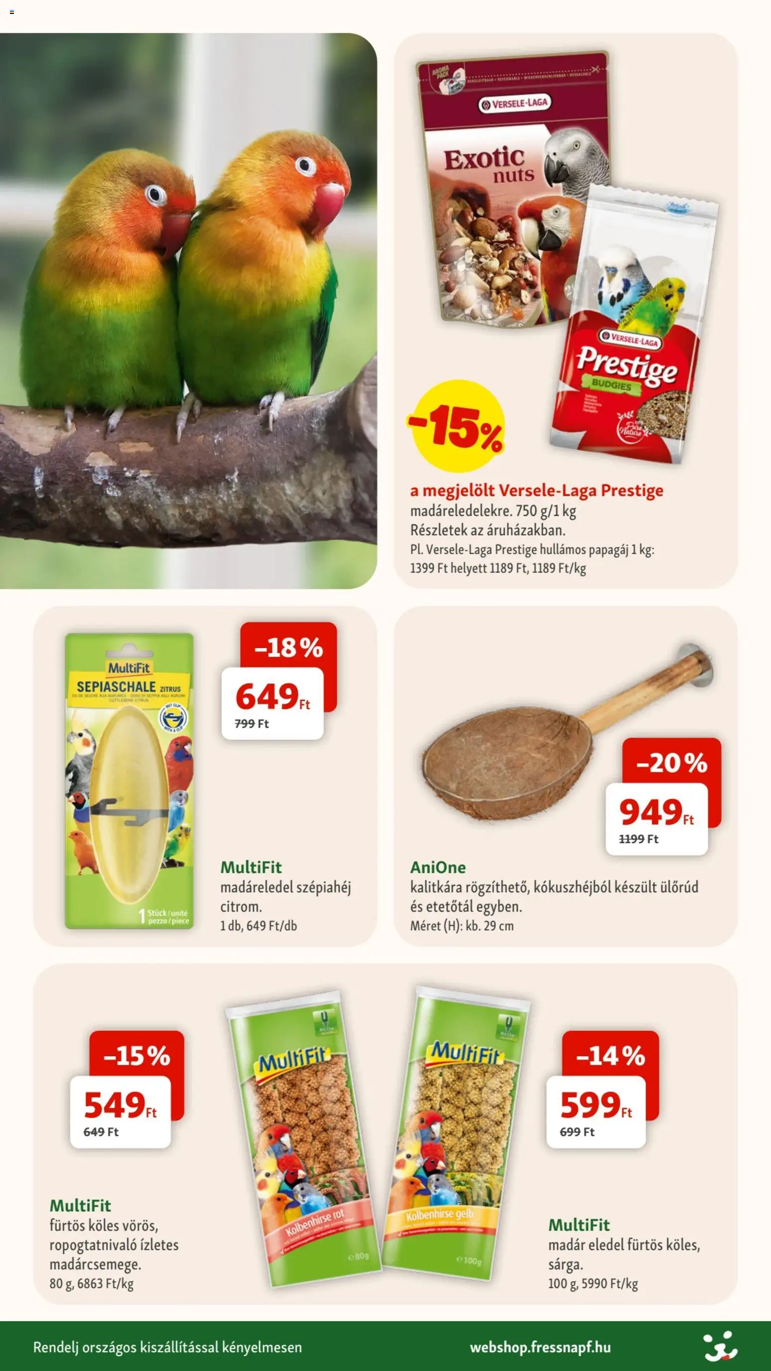 Fressnapf akciós ujság - amely érvényes a következő dátumtól: 05.03.2026 | Oldal: 15