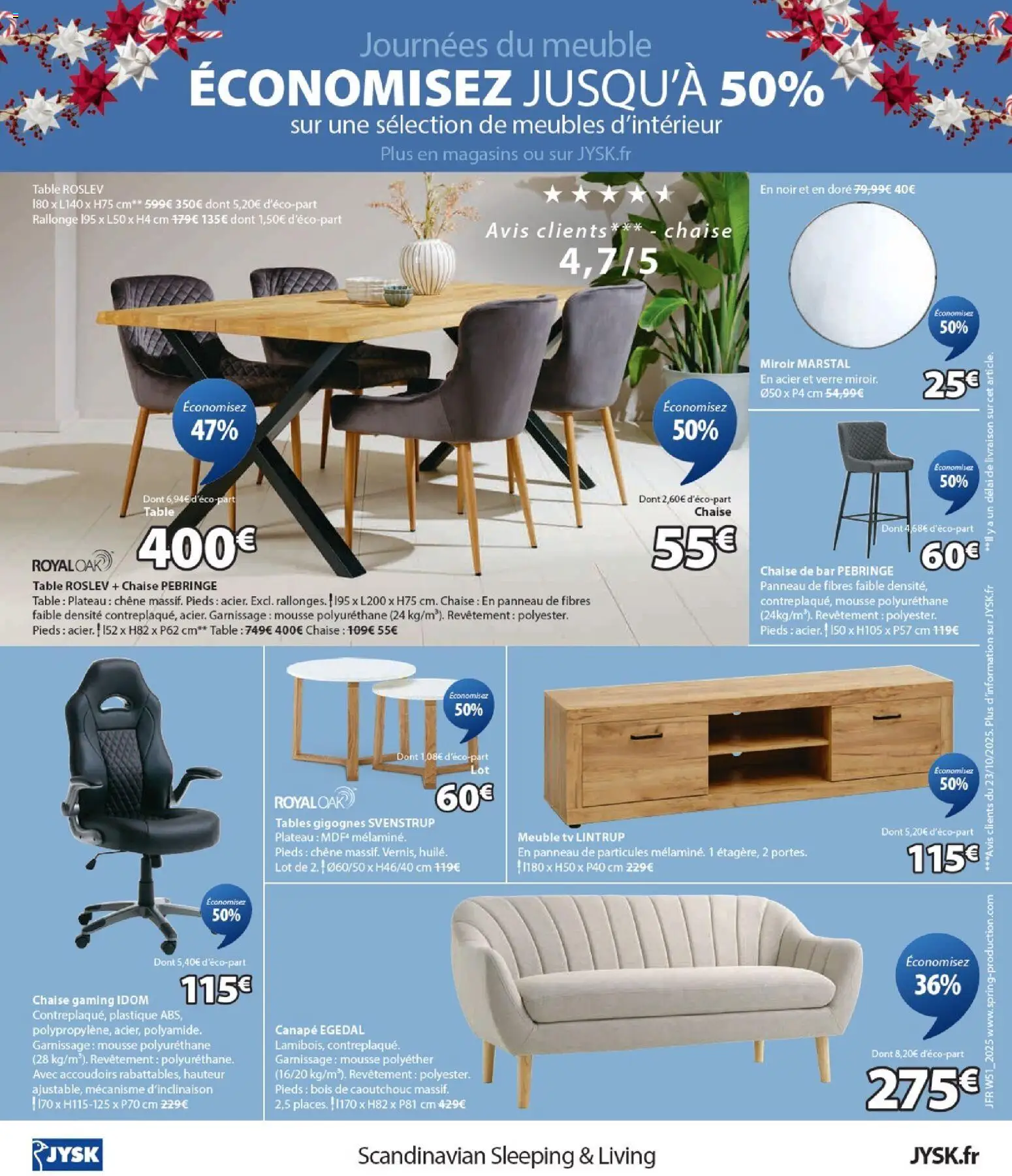 {H1} | Page: 12 | Produits: Mousse, Chaise gaming, Table, Chaise