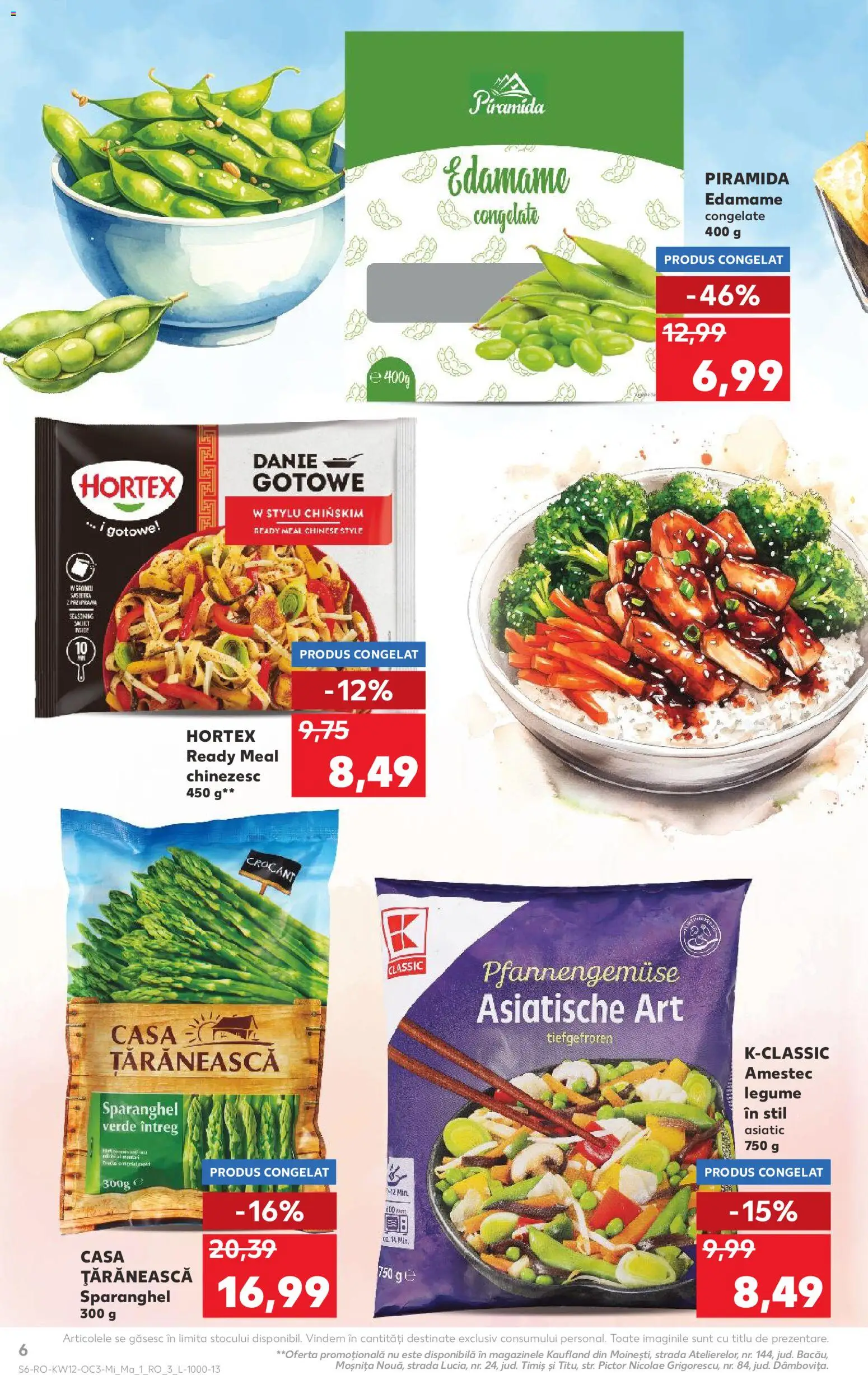 Noul catalog Kaufland – valabil de la 18.03.2026 | Pagină: 6 | Produse: Delgeç, Legume