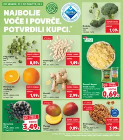 Mango, komad - Pregled kataloga iz trgovine Kaufland, vrijedi od 21.01.2026 | Stranica: 16