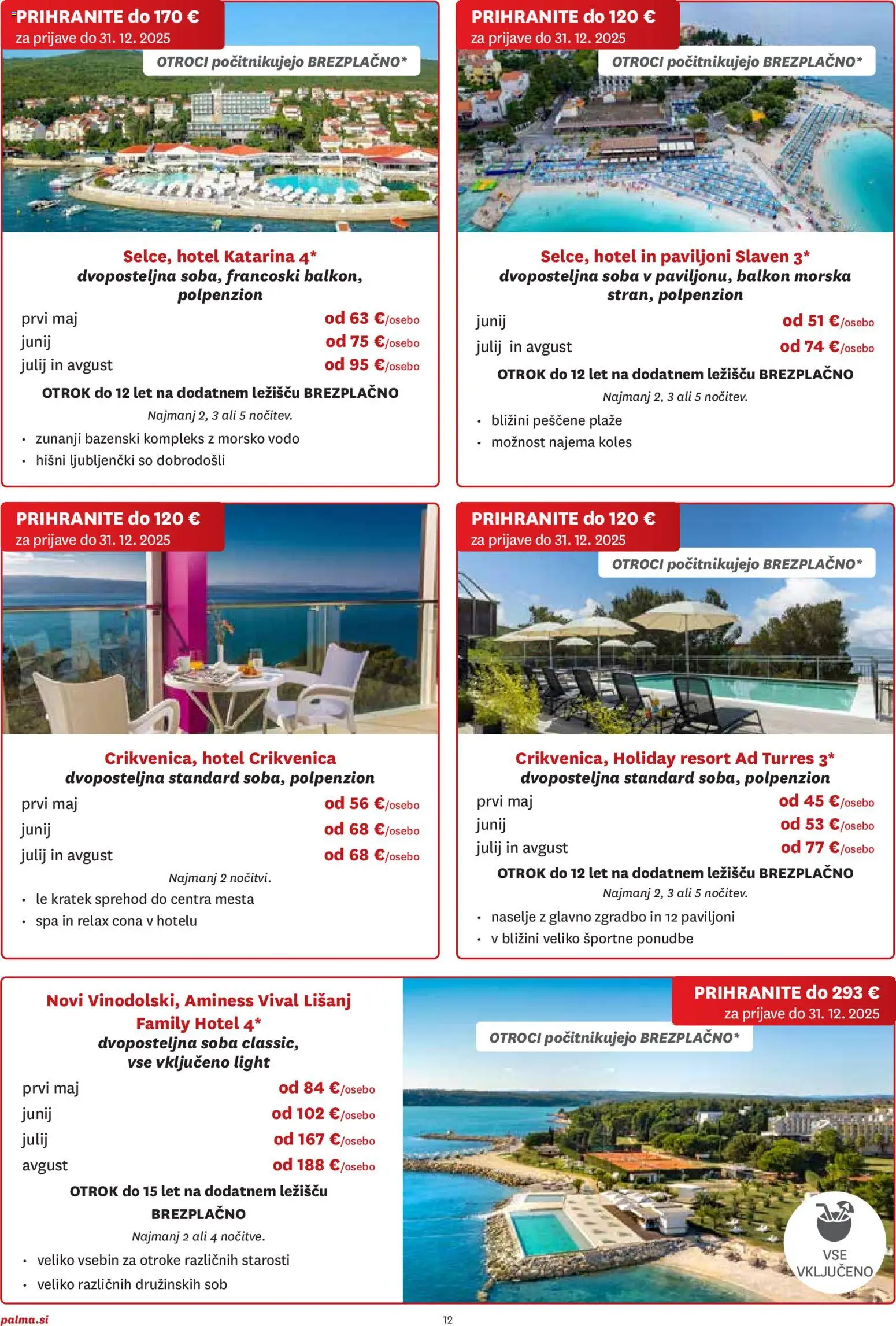 Novi Palma katalog ponudbe – veljaven od 06.11.2025 | Stran: 12