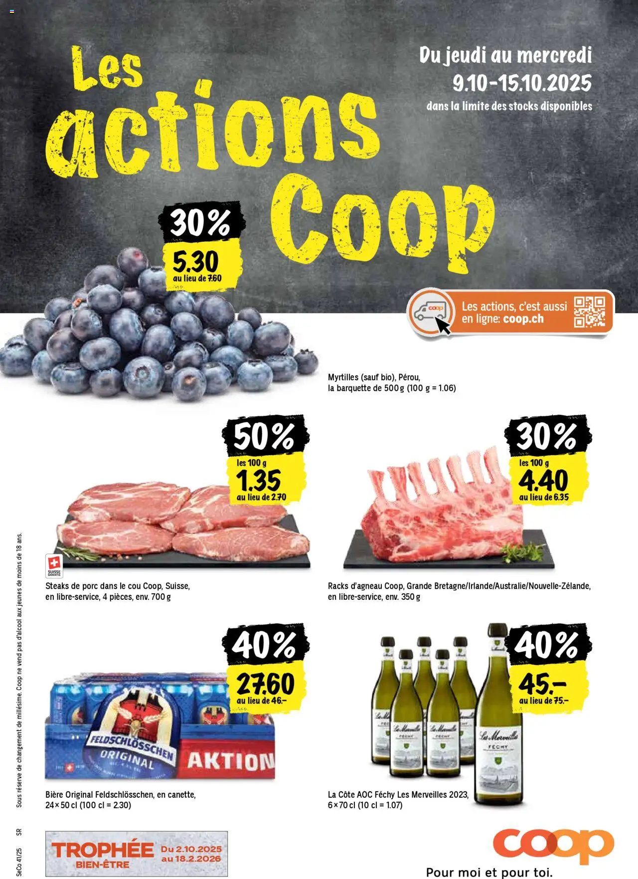 Coop - Les actions de la semaine – gültig ab 09.10.2025 | Seite: 1