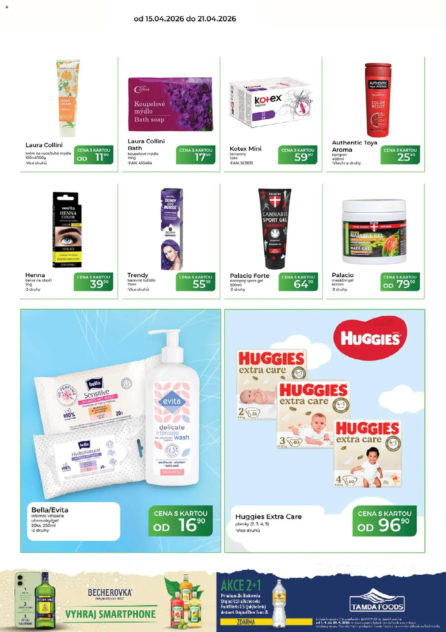 Tamda Foods leták od 15.04.2026 | Strana: 58 | Produkty: Barva na obočí, Smartphone, Panthenol, Tužidlo