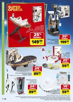 Pogląd oferty "Carrefour Gazetka - Zabawki" - ważna od 03.11.2025 | Strona: 48 | Produkty: Odkurzacz, Robot, Cleaner, Deska do prasowania
