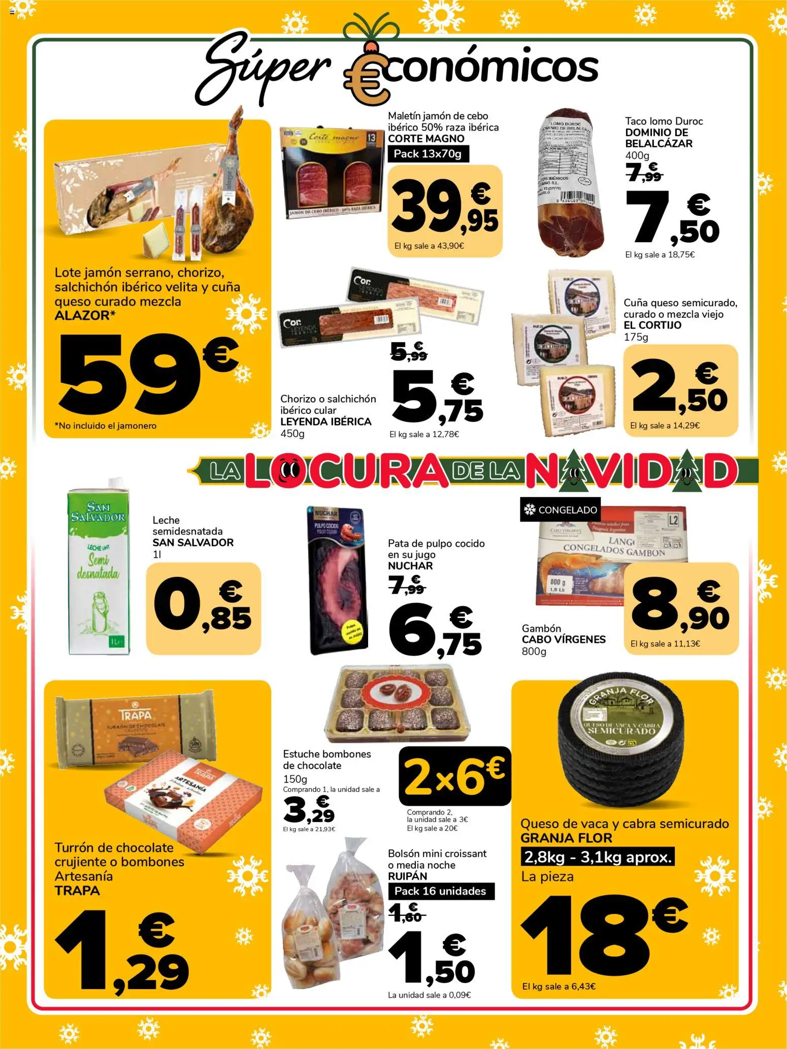 Supeco folleto │ válido desde el 02.12.2025 | Página: 2 | Productos: Leche, Queso, Chocolate, Jamón