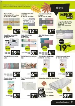 Vista previa Family Cash folleto válido desde el 06.10.2025 | Página: 16 | Productos: Colchon, Funda, Almohada, Colcha