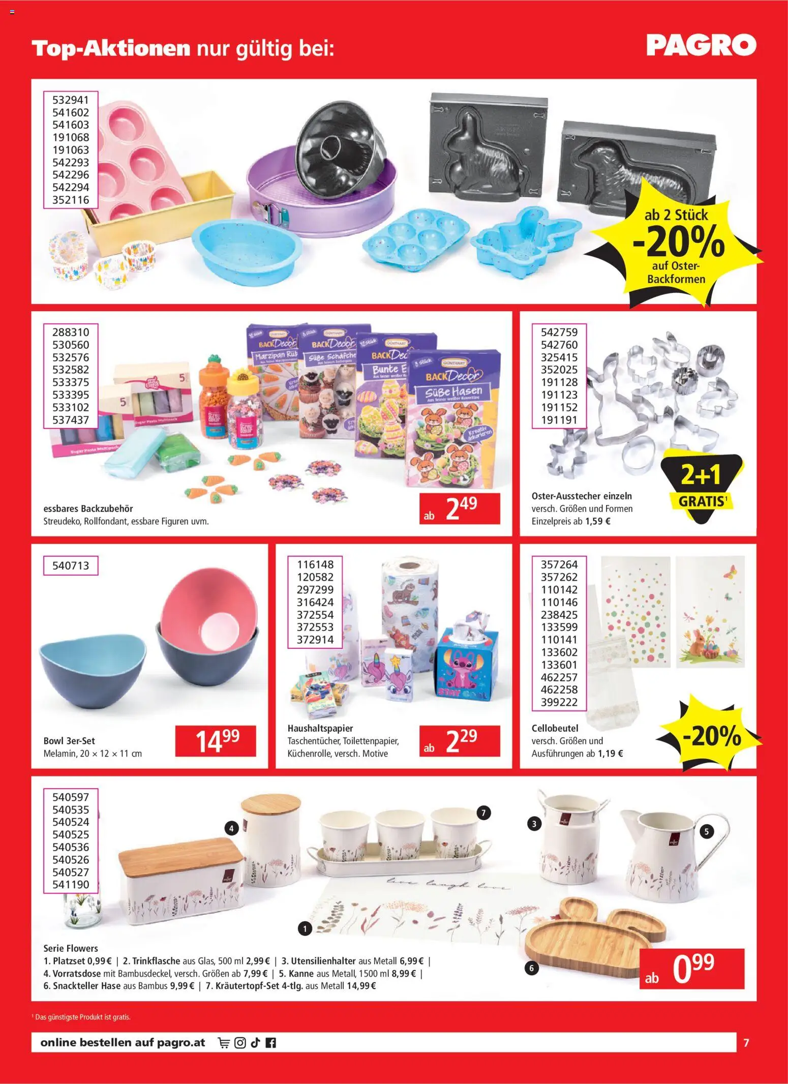 Pagro-Diskont Flugblatt gültig ab 26.02.2026 | Seite: 7