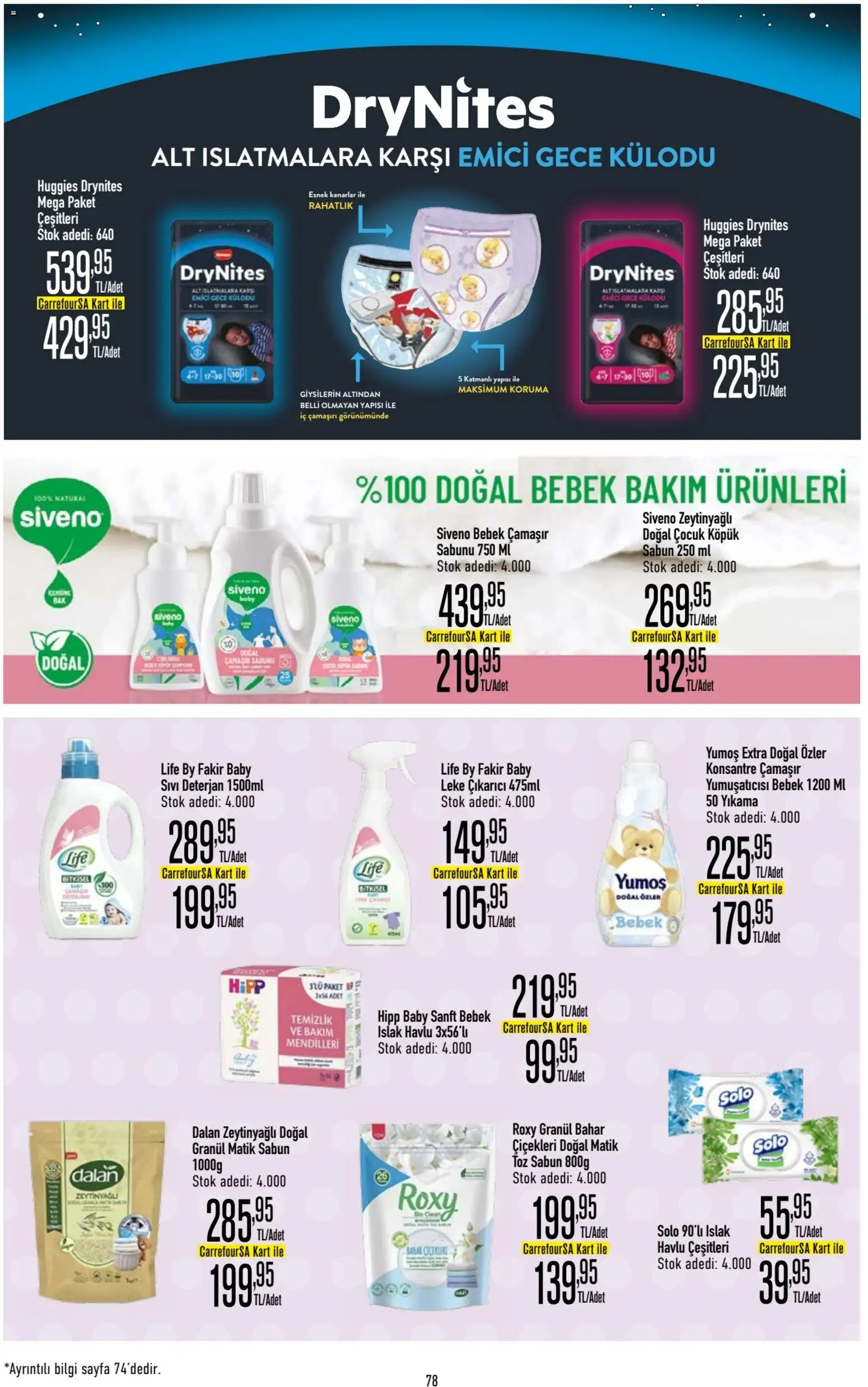 CarrefourSA Katalog - 09.02.2026 tarihinden itibaren geçerlidir | Sayfa: 77 | Ürünler: Sabun, Leke çıkarıcı, Deterjan, Iç çamaşırı
