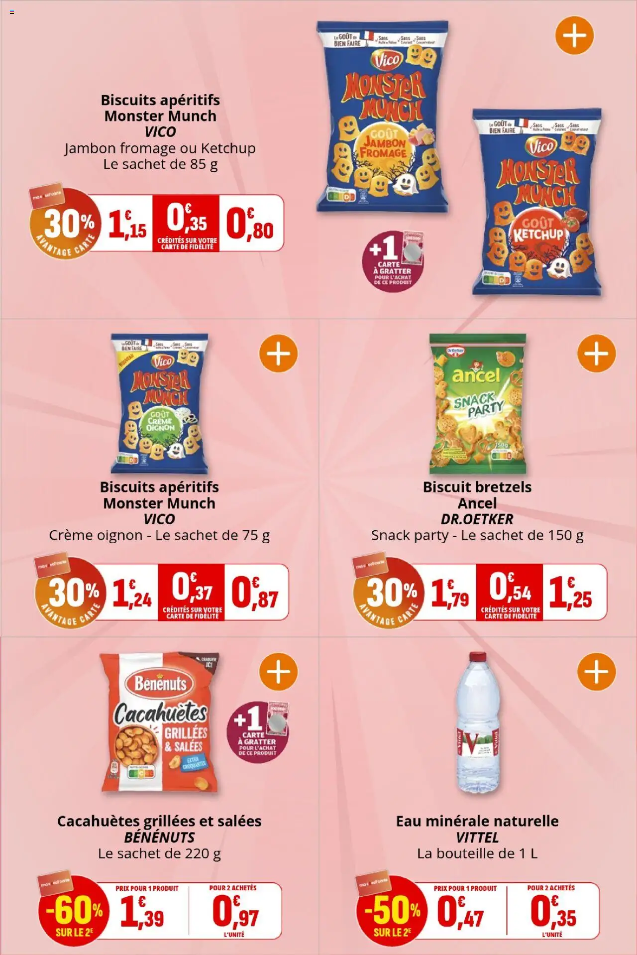 {H1} | Page: 31 | Produits: Eau minérale, Oignon, Crème, Biscuits