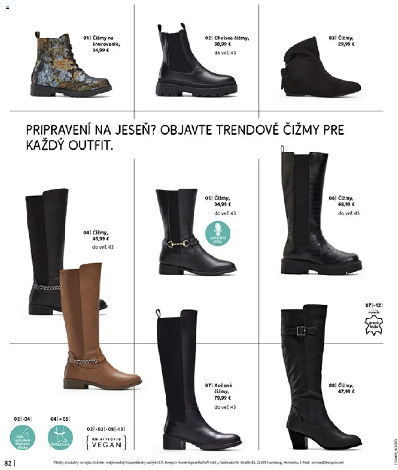 Nové Bonprix akcie – leták je platný od 14.10.2025 | Strana: 84 | Produkty: Čižmy