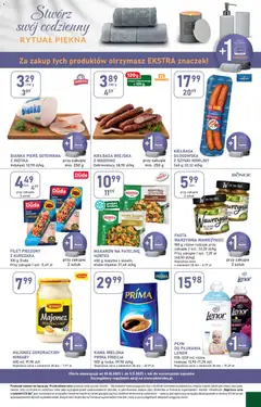 Pogląd oferty "Stokrotka Gazetka" - ważna od 30.10.2025 | Strona: 9 | Produkty: Pasta warzywna, Kawa, Makaron, Majonez