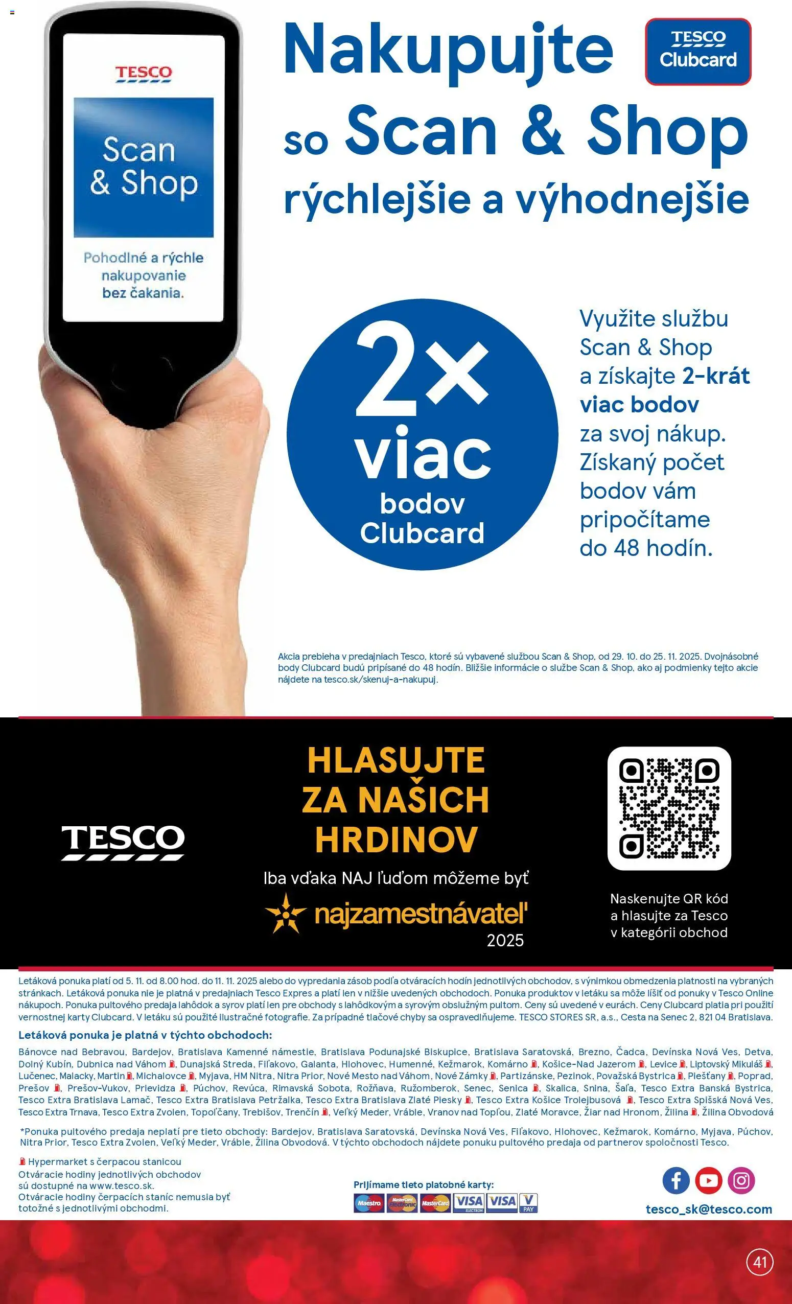 Nové Tesco akcie – leták je platný od 05.11.2025 | Strana: 41 | Produkty: Hodiny
