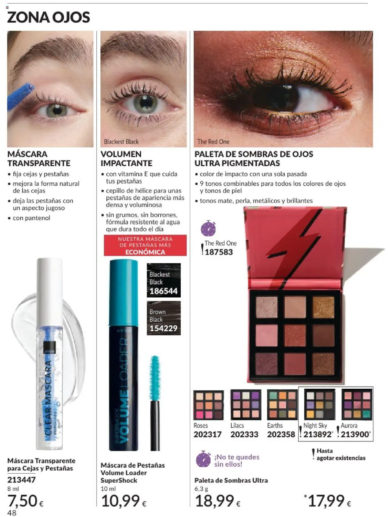 Catálogo AVON campaña 6 │ válido desde el 01.06.2025 | Página: 48 | Productos: Cepillo, Máscara, Té, Máscara de pestañas
