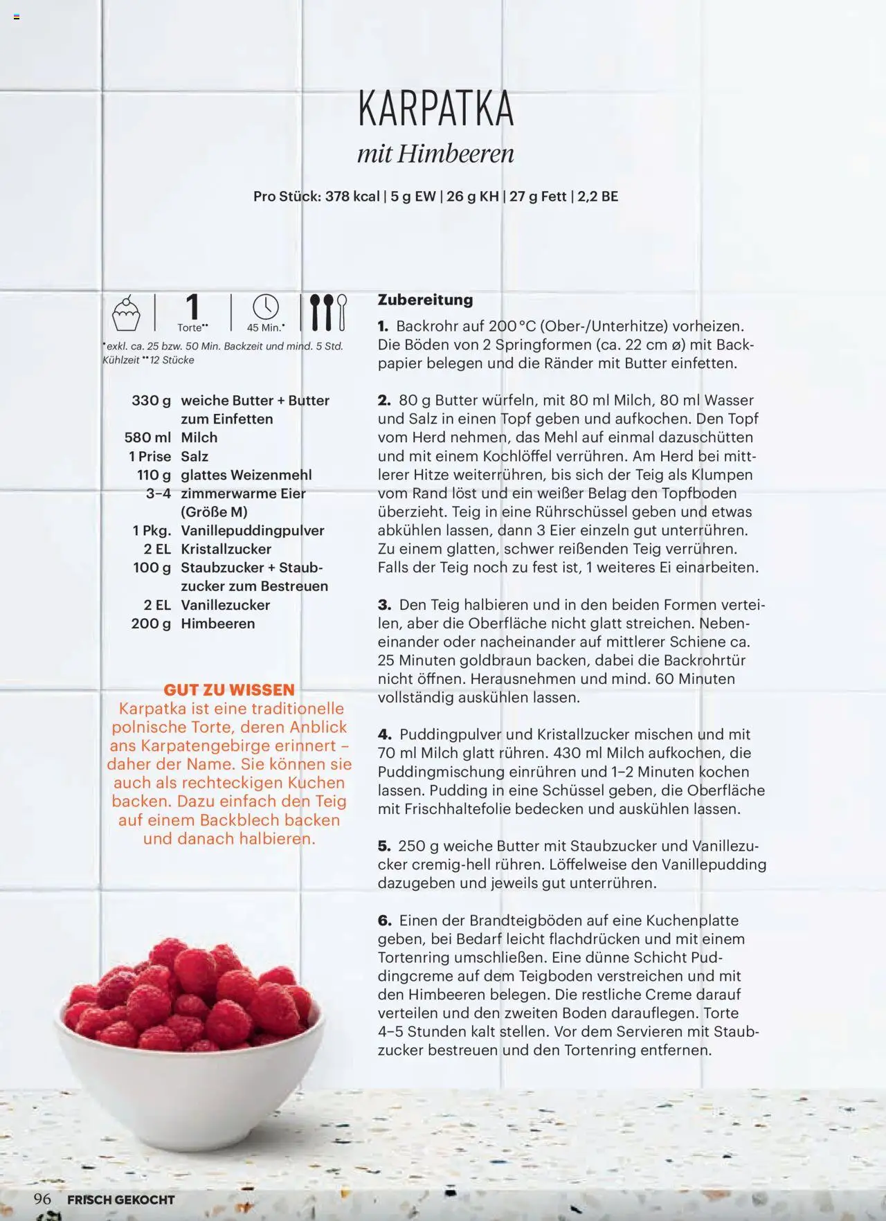 Billa Frisch Gekocht gültig ab 03.07.2025 | Seite: 96 | Produkte: Salz, Zucker, Milch, Eier