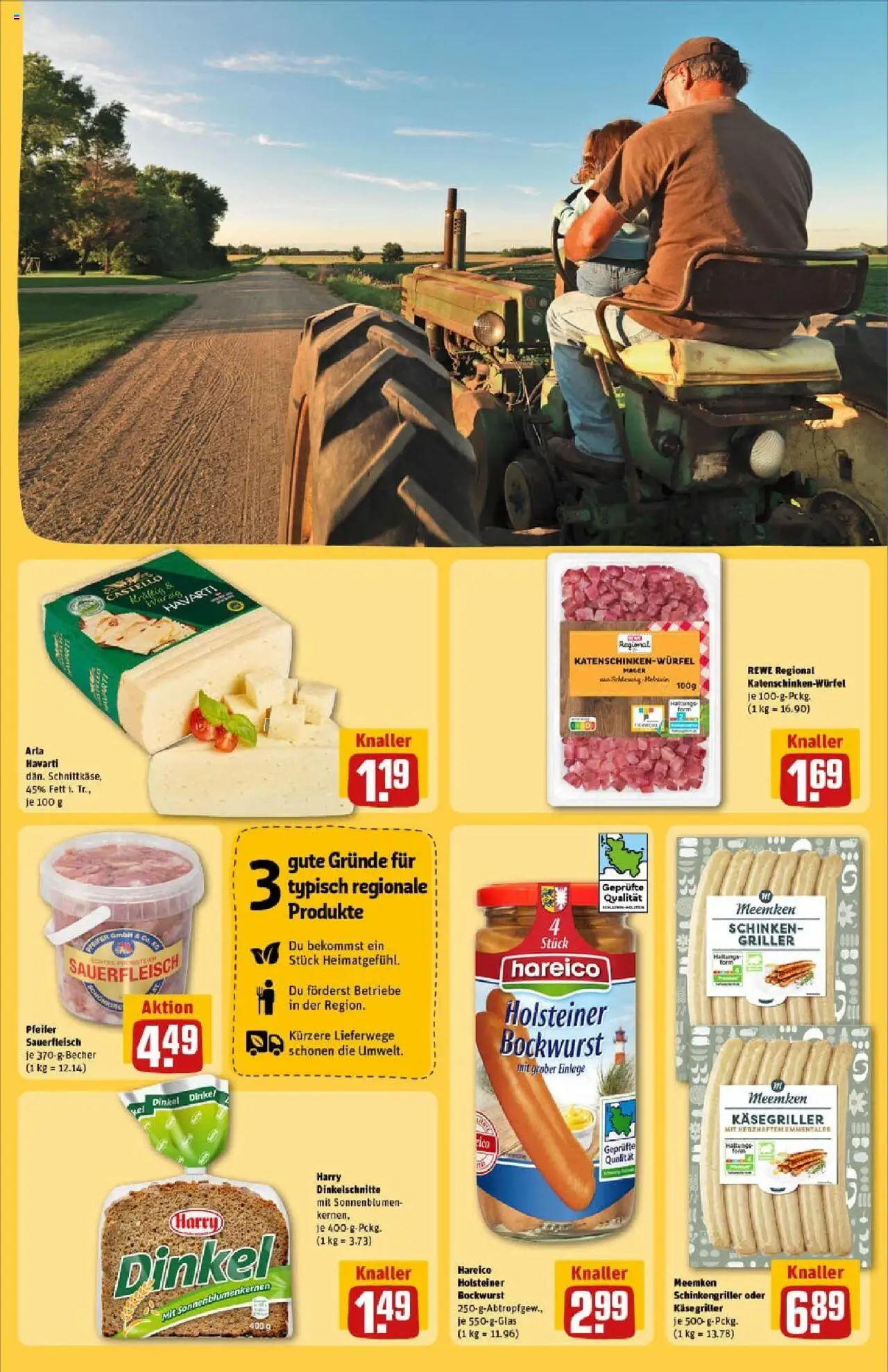 Rewe prospekt Buxtehude	 – gültig ab 01.09.2025 | Seite: 29 | Produkte: Bockwurst, Schinken, Griller, Meemken