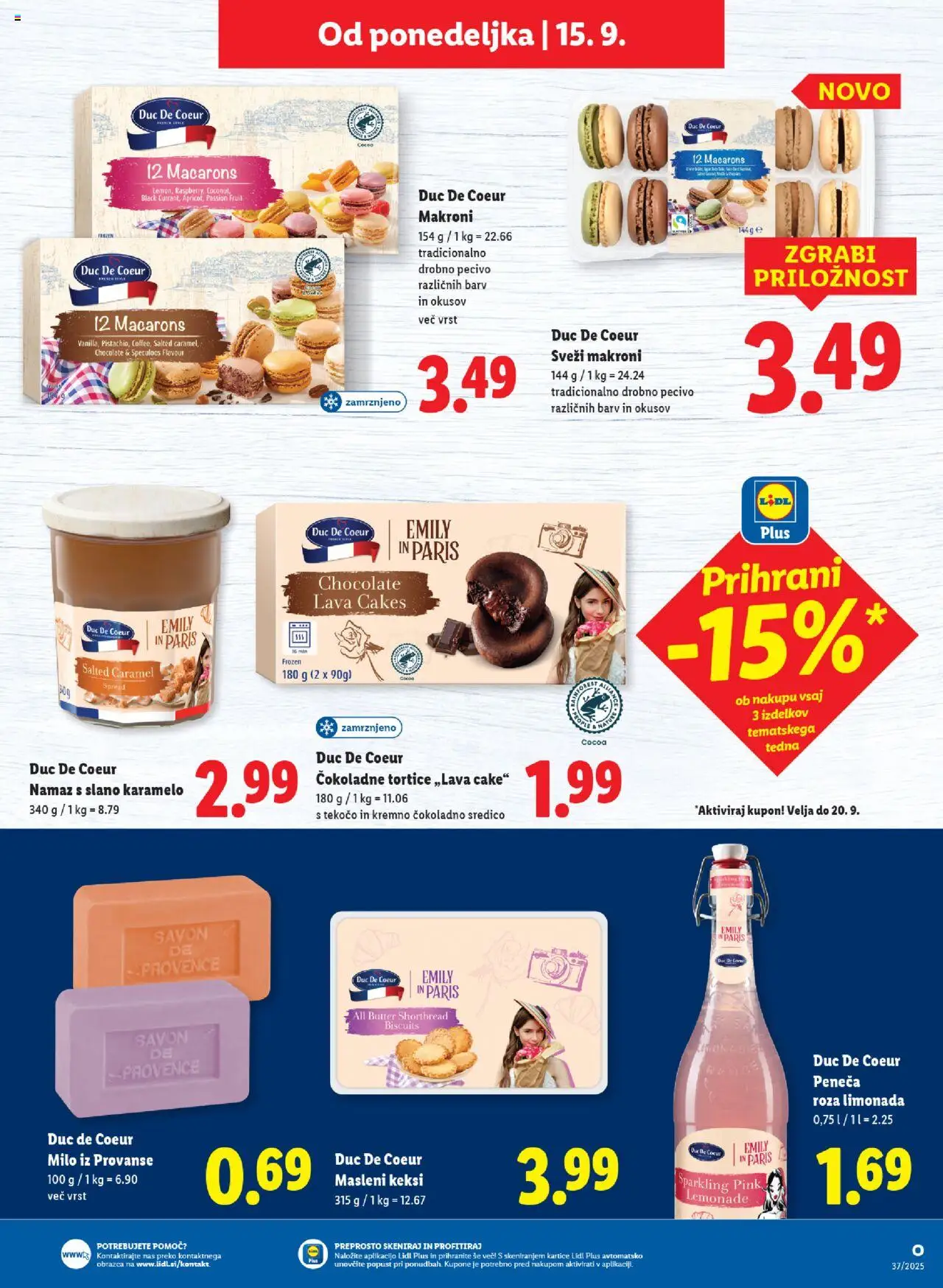 Novi Lidl katalog ponudbe – veljaven od 11.09.2025 | Stran: 45 | Izdelki: Keksi, Namaz, Milo
