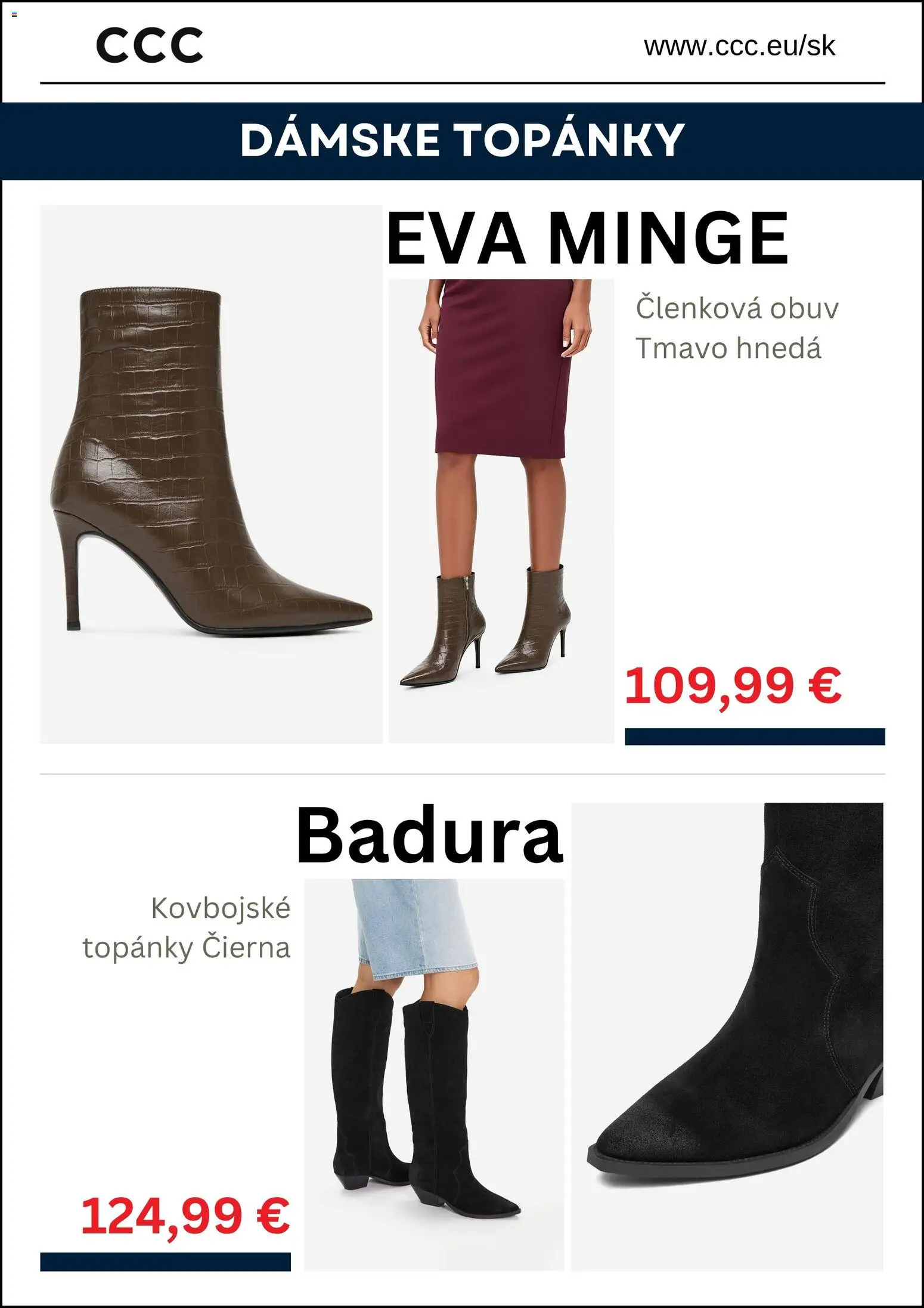 Nové CCC akcie – leták je platný od 19.11.2025 | Strana: 3 | Produkty: Topánky