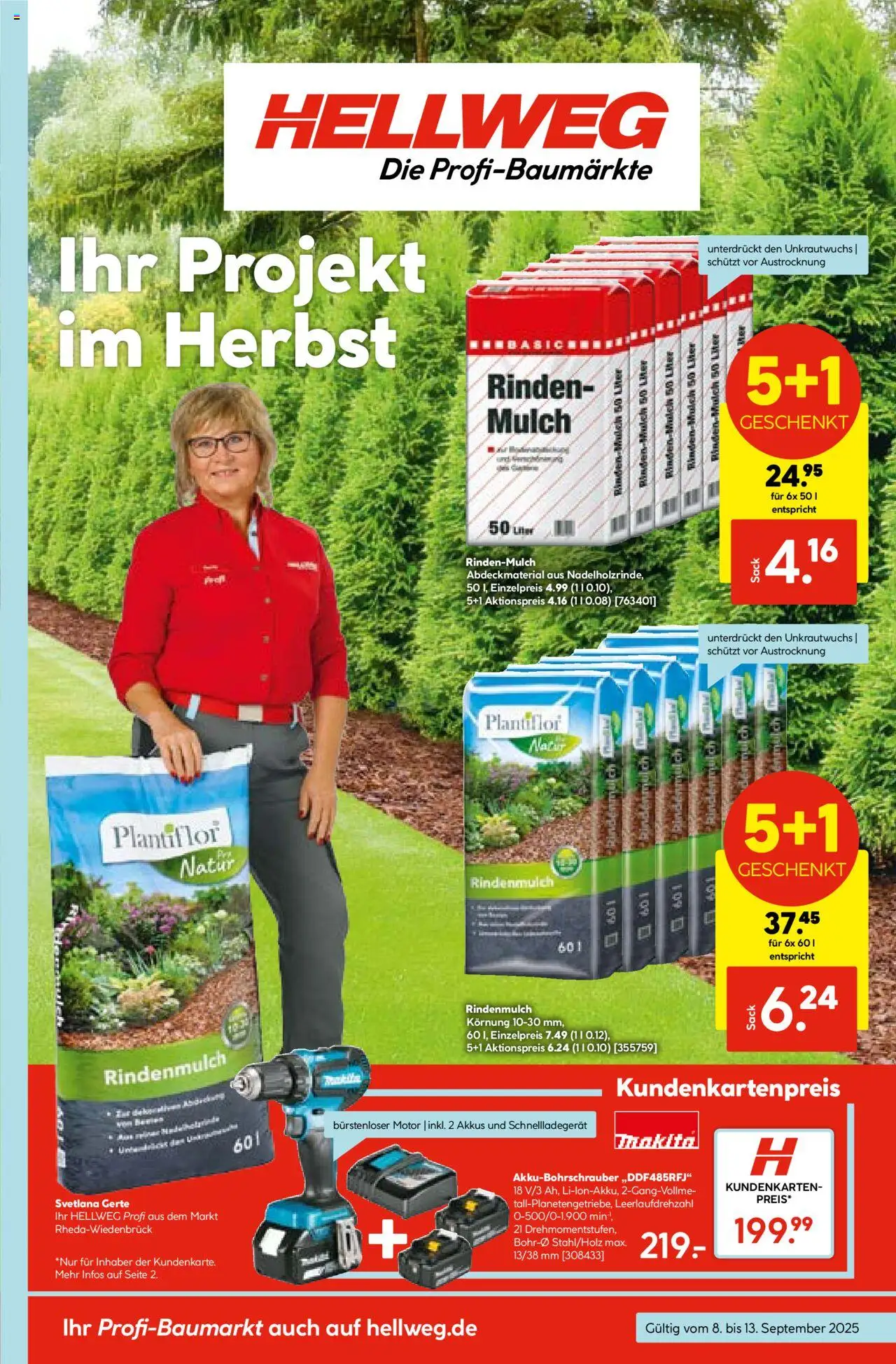 Hellweg Prospekt – gültig ab 08.09.2025 | Seite: 3 | Produkte: Rindenmulch