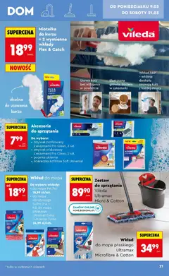 Pogląd oferty "Biedronka gazetka - Hity i inspiracje" - ważna od 07.03.2026 | Strona: 21 | Produkty: Vileda