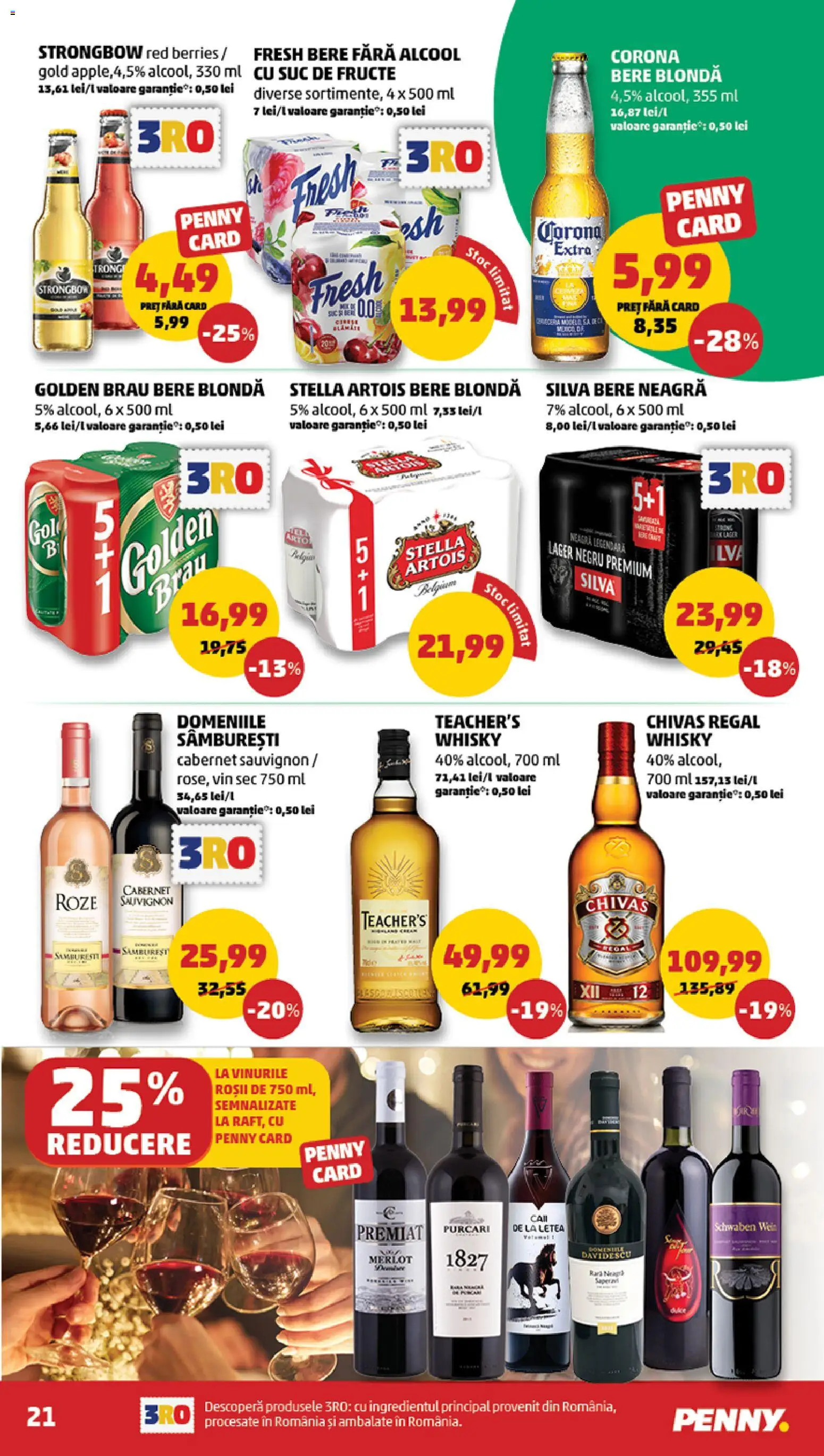 Noul catalog PENNY – valabil de la 05.11.2025 | Pagină: 21 | Produse: Atıştırmalık, Vin, Bere, Fructe