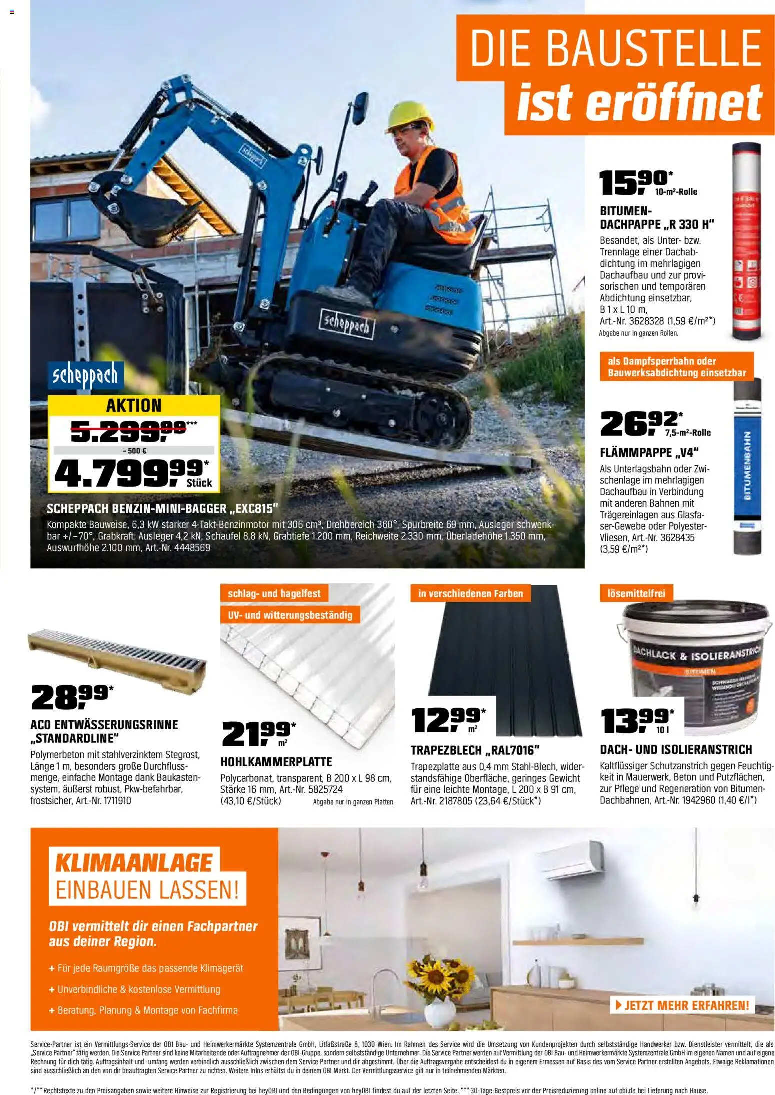 OBI Biberstarke Angebote gültig ab 01.03.2026 | Seite: 17 | Produkte: Klimaanlage, Gewicht