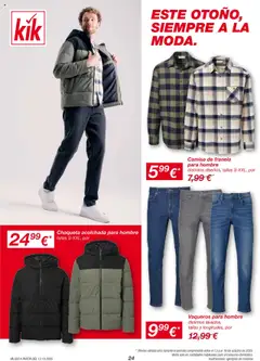 Vista previa KIK folleto válido desde el 20.10.2025 | Página: 24 | Productos: Camisa, Chaqueta