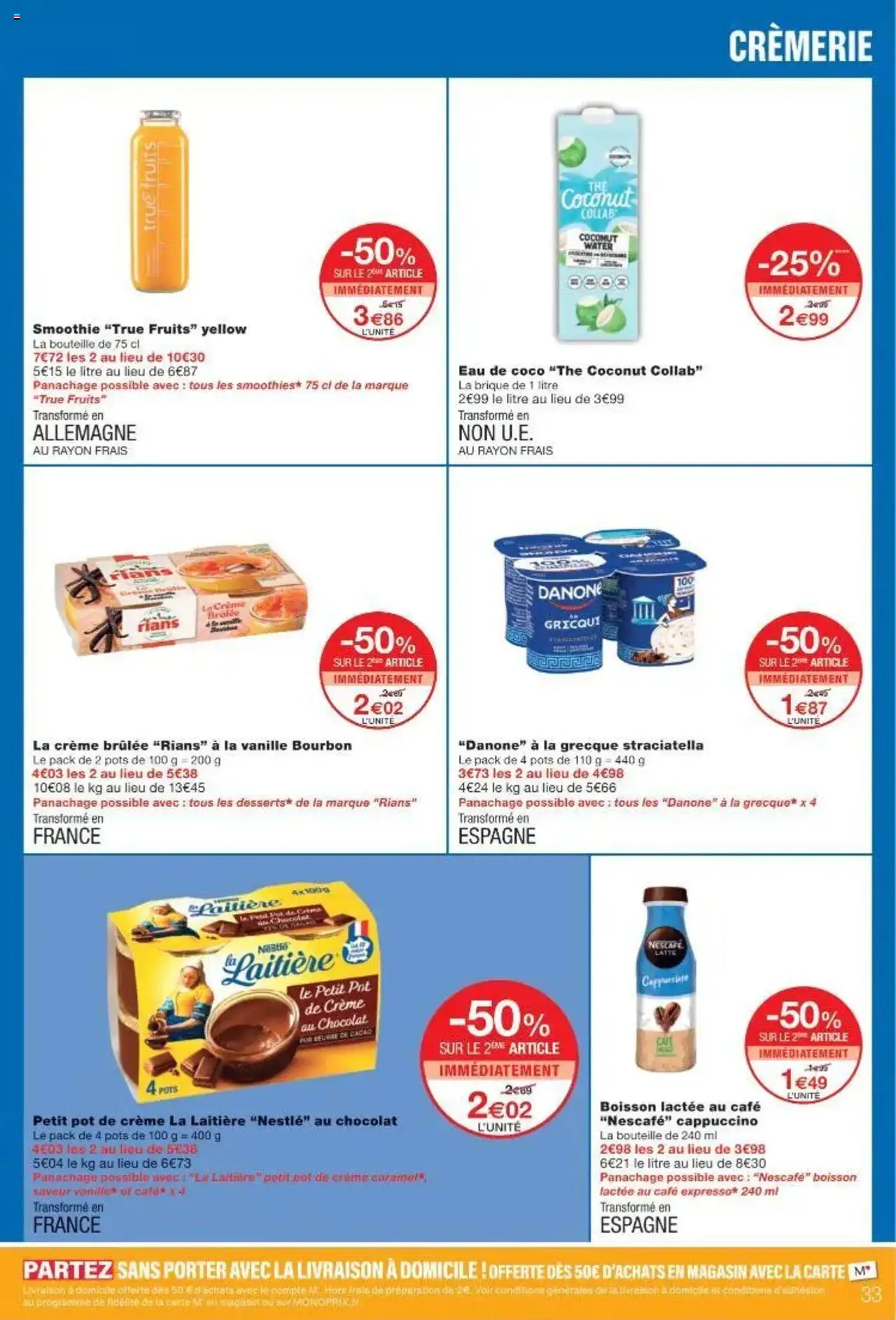  | Page: 33 | Produits: Eau de coco, Chocolat, Thé, Bourbon