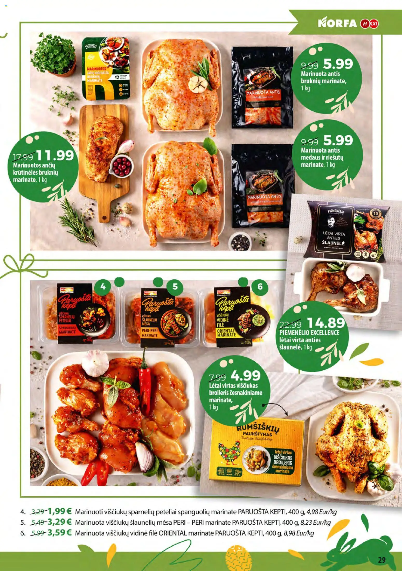 NORFA akcijos nuo 24.03.2026 | Puslapis: 29 | Prekių: Viščiukas