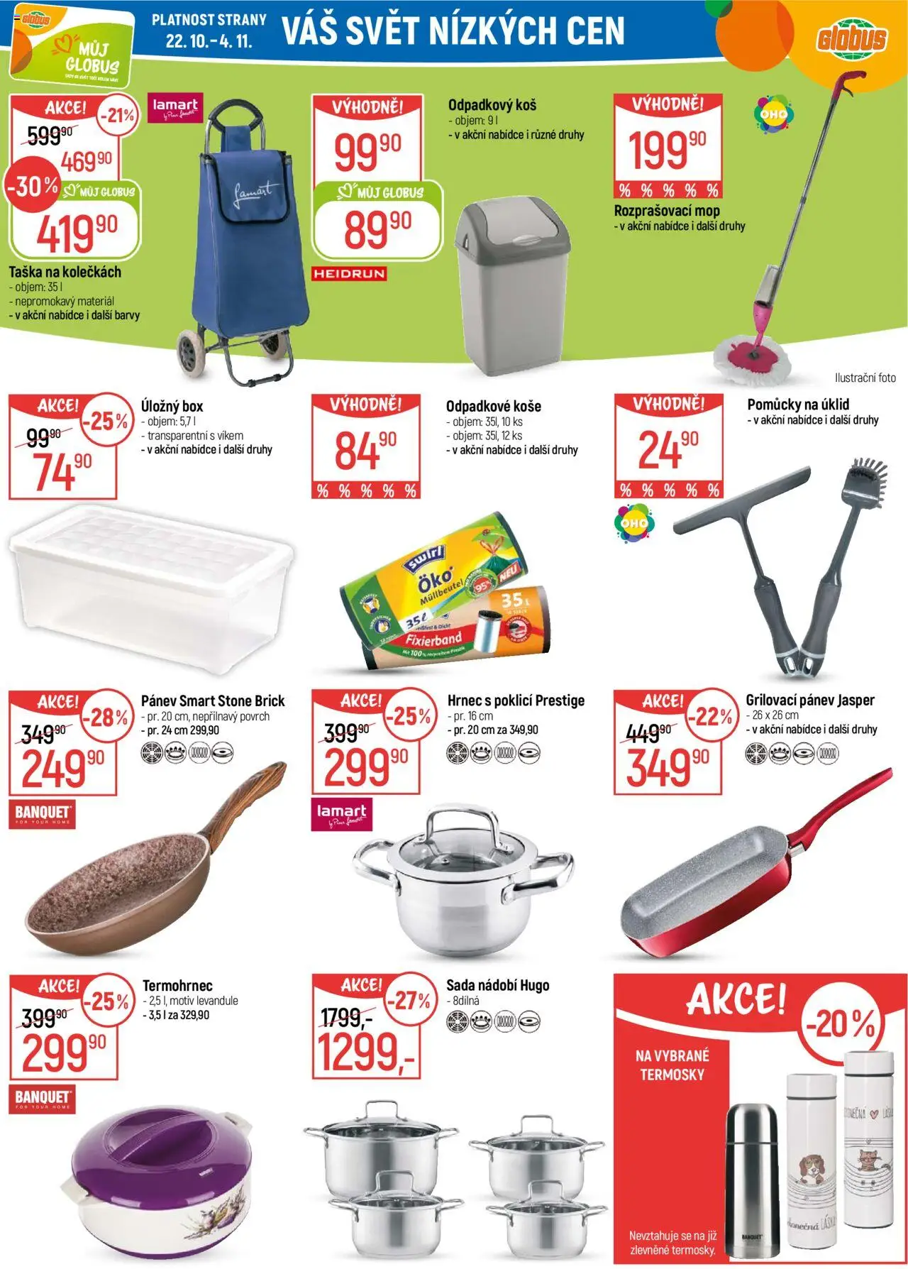 Globus leták - Havířov od 22.10.2025 | Strana: 35 | Produkty: Box, Nádobí, Hrnec, Taška