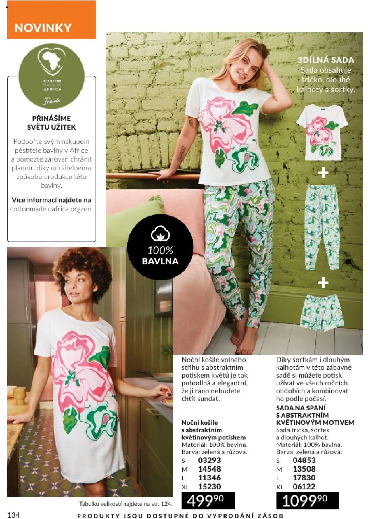 Avon katalog 8/2025 od 01.08.2025 | Strana: 134 | Produkty: Košile, Kalhoty, Noční košile