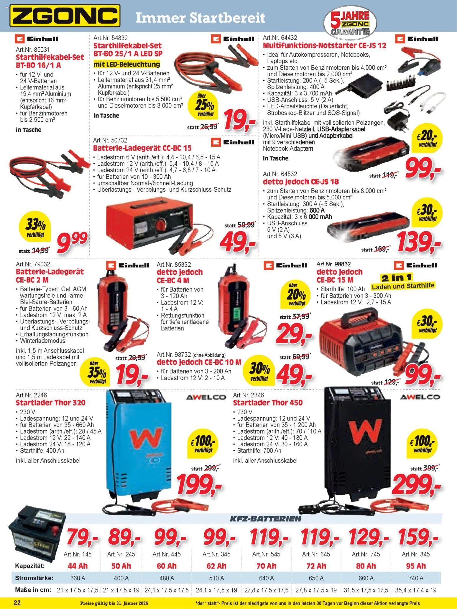 Zgonc Flugblatt Jänner II 2026 gültig ab 15.01.2026 | Seite: 22 | Produkte: Tasche, USB