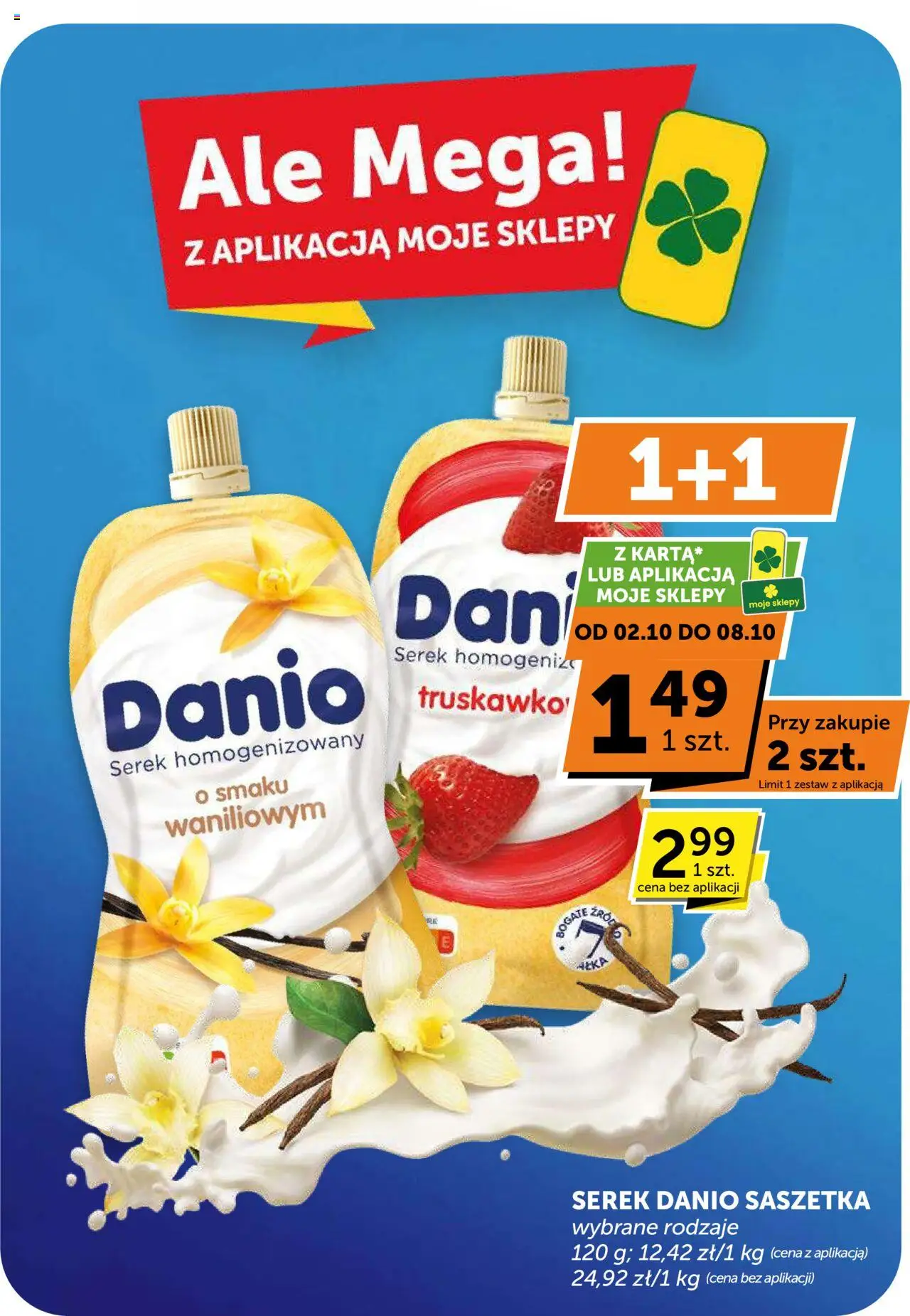 Groszek Gazetka - Market od 02.10.2025 | Strona: 3 | Produkty: Serek homogenizowany, Serek