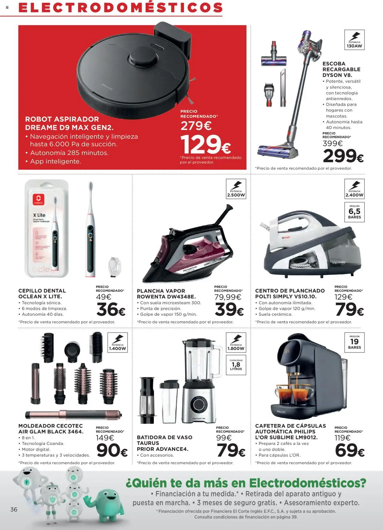 Hipercor catálogo │ válido desde el 11.09.2025 | Página: 41 | Productos: Cepillo, Batidora, Robot, Navegación
