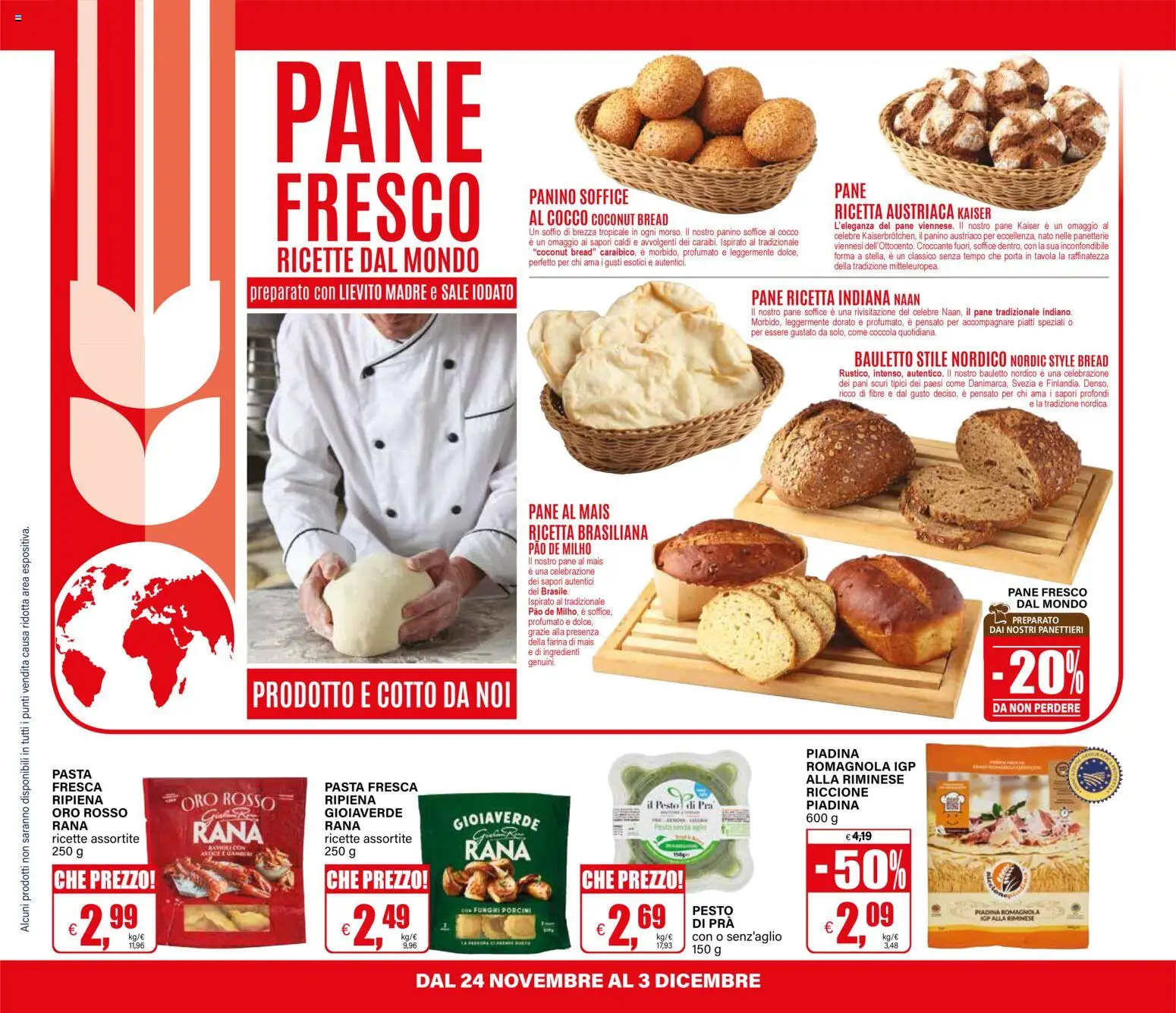 Volantino Il Gigante del 24.11.2025 | Pagina: 30 | Prodotti: Sale, Farina, Pesto, Cocco