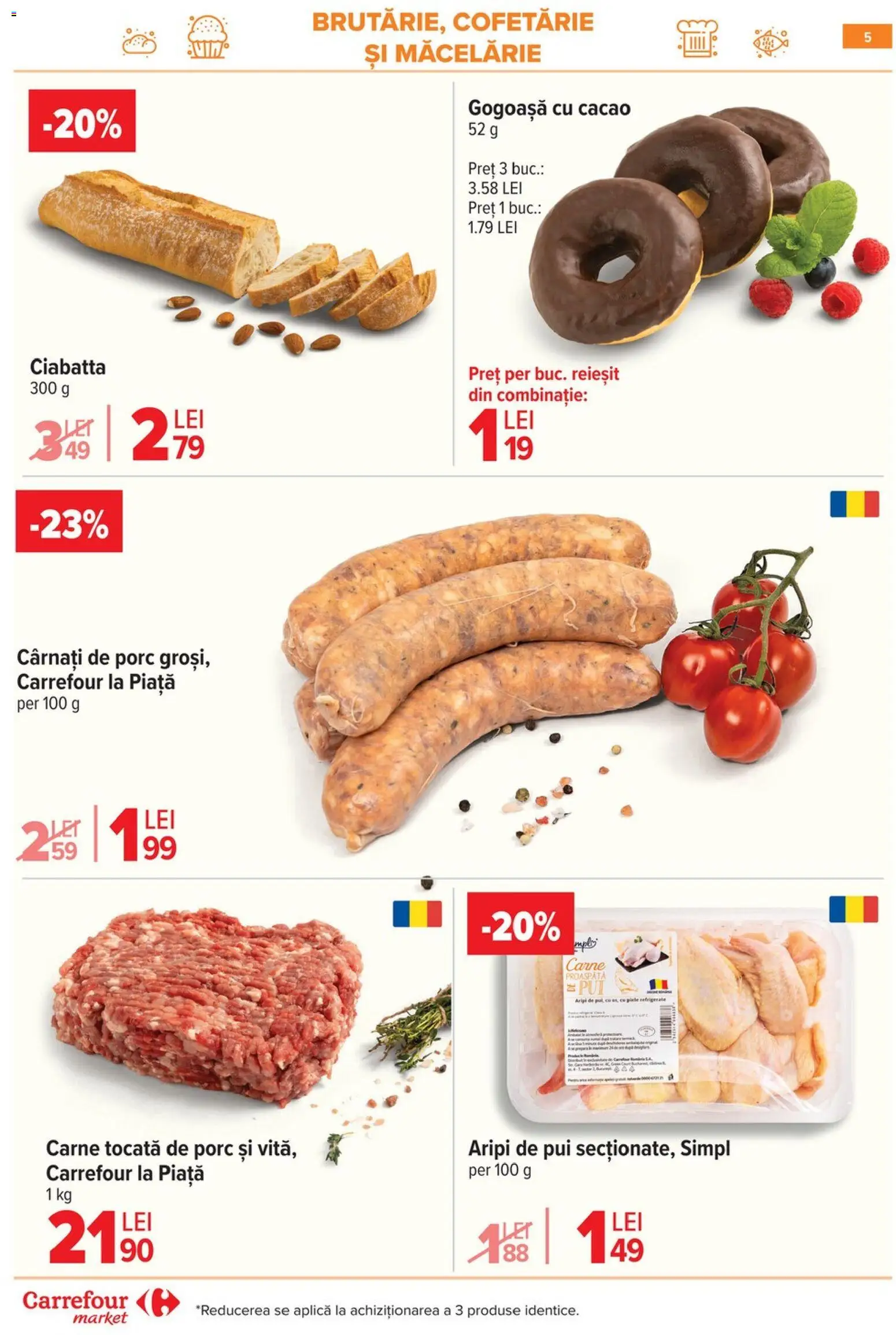 Noul catalog Carrefour – valabil de la 14.01.2026 | Pagină: 6 | Produse: Divan, Hacıyatmaz Kedi Oyuncağı, Cacao, Cârnați