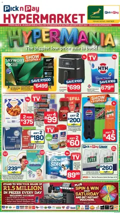 Preview of Pick n Pay specials valid from 18.08.2025